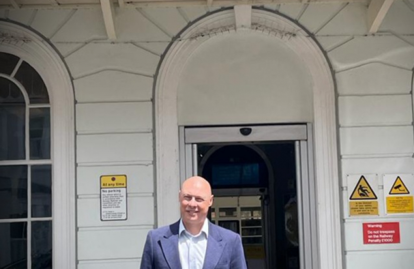 Jonathan outside Teddington station