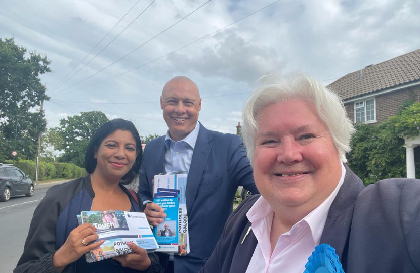 Jonathan Hulley out campaigning 