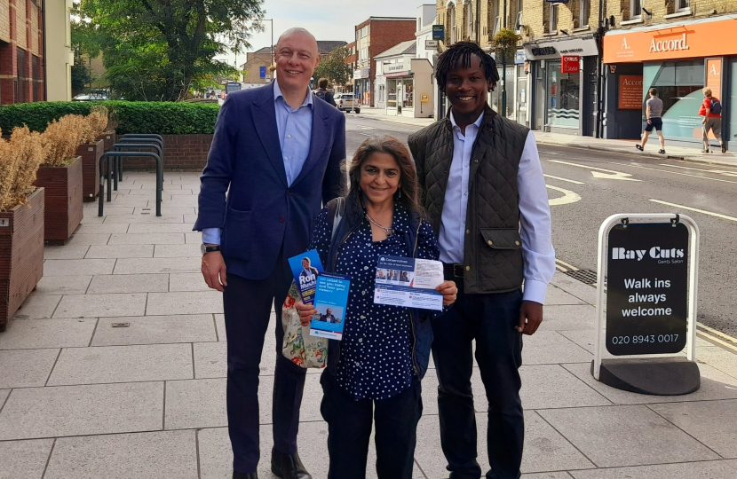 Jonathan Hulley campaigning