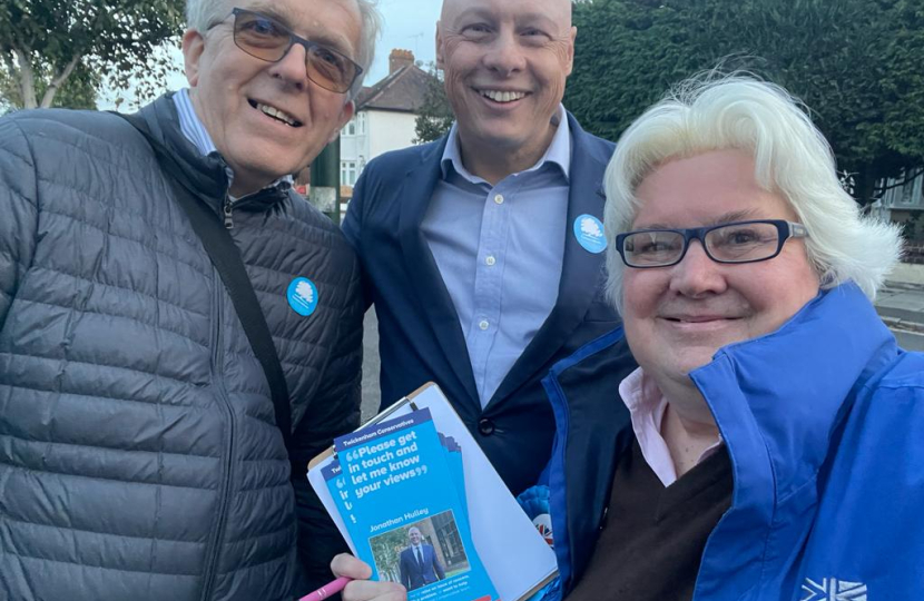 George Dryja & Elizabeth Foster supporting Jonathan Hulley