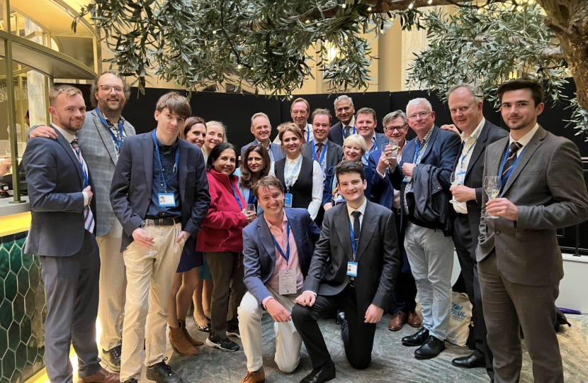 Members pictured at the party conference