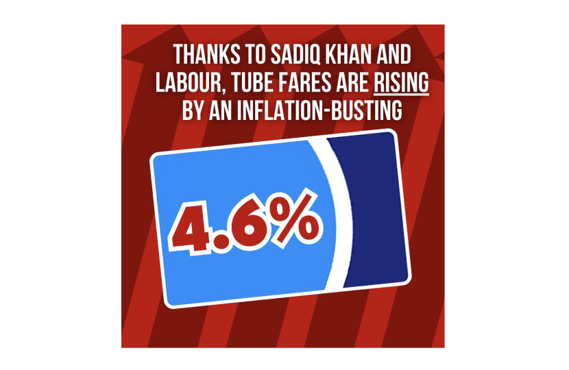 Conservatives opposing Labours TFL fare increases