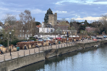 Twickenham Riverside, with St Mary's Church in the background