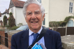 Geoffrey out campaigning