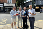 Conservative Campaigners out in Teddington High Street