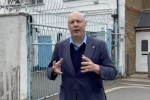 Jonathan Hulley calling for more homes for the next generation outside Greggs Bakery